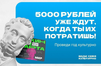 Баланс Пушкинской карты пополнился!
