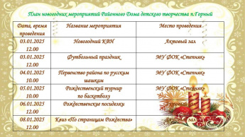 Районный Дом детского творчества приглашает в праздничные дни на кружки и секции