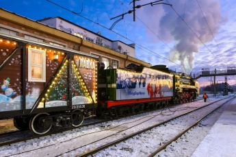 19 декабря в Саратов прибывает новогодний поезд с Дедом Морозом