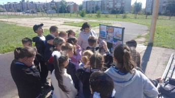 Педагоги Дома творчества поселка Горный приняли участие в судействе в развлекательно-познавательной игре «Безопасное колесо»
