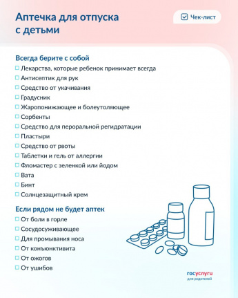 Аптечка для путешествий. Что взять в дорогу для отпуска с детьми