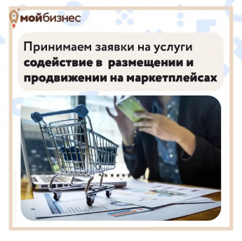 Центр «Мой бизнес» принимает заявки на получение услуги содействия в размещении и продвижении на маркетплейсах