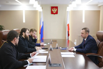 Губернатор Саратовской области Роман Бусаргин провел рабочую встречу с митрополитом Саратовским и Вольским Игнатием