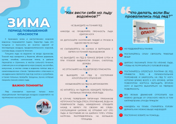 О безопасном поведении на водных объектах - в карточках