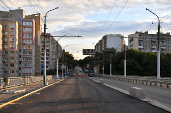 В Саратове завершается ремонт моста через Глебучев овраг