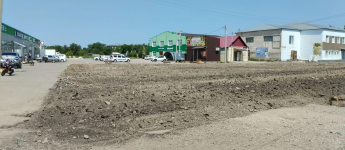 В рамках федерального проекта на базарной площади поселка Горный начаты работы по благоустройству